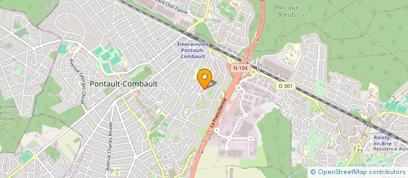 localisation de l'entreprise AXAYAN-ANITHA à PONTAULT-COMBAULT