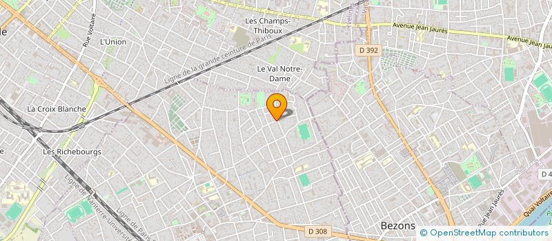 localisation de l'entreprise AXCE.SECURITE  HOUILLES