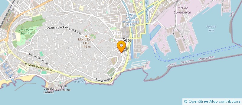 localisation de l'entreprise AXCEL  SETE