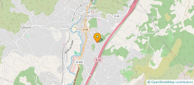 localisation de l'entreprise AXCEL  ROQUEVAIRE