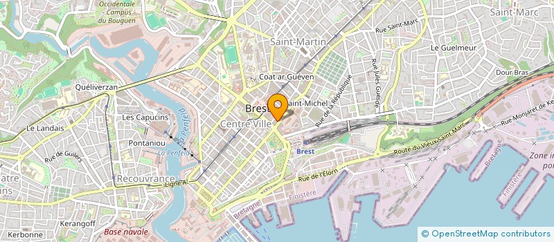 localisation de l'entreprise AXCEL MULTIMEDIA à BREST