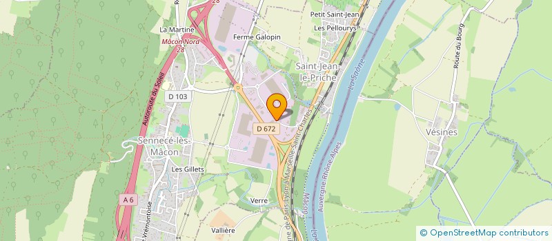 localisation de l'entreprise AXCEL RECHERCHE ET DEVELOPPEMENT à MACON