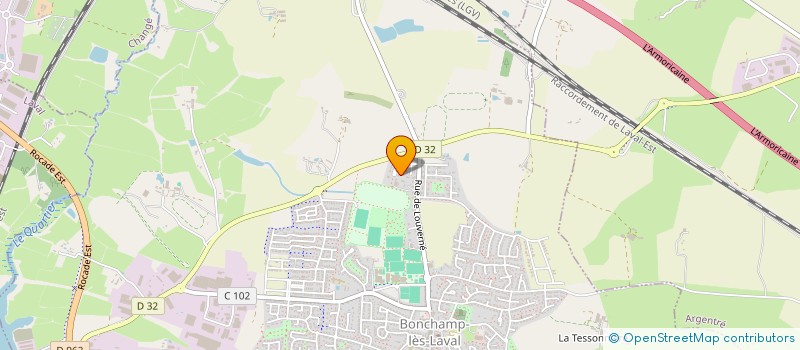 localisation de l'entreprise AXCEMA II  BONCHAMP-LES-LAVAL