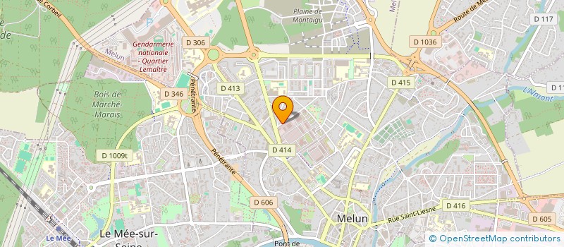 localisation de l'entreprise AXCESS COMPTA à MELUN