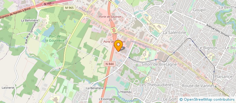 localisation de l'entreprise AXCIEL ENERGIES  SAINT-HERBLAIN