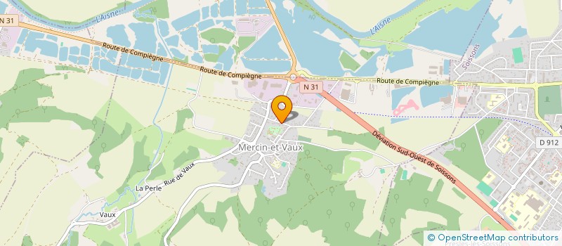 localisation de l'entreprise AXCIF  MERCIN-ET-VAUX