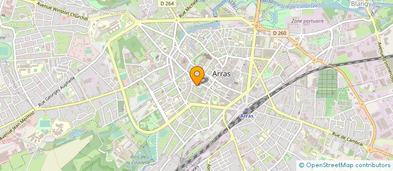 localisation de l'entreprise AXCYAN CUVILLON DEVERNAY TROCME VICONGNE à ARRAS