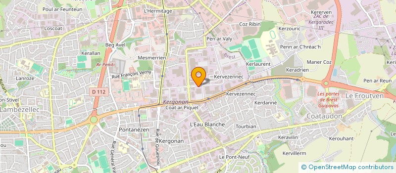 localisation de l'entreprise AXDA à BREST