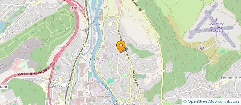 localisation de l'entreprise AXDAM  MALZEVILLE