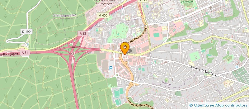 localisation de l'entreprise AXDRIVE à NANCY