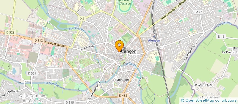 localisation de l'entreprise AXE 12 NORMANDIE à ALENCON