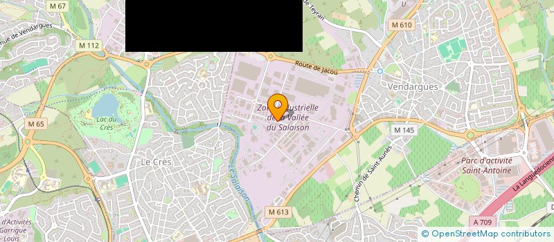 localisation de l'entreprise AXE 2M à VENDARGUES