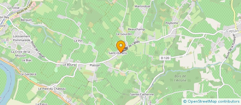 localisation de l'entreprise AXE  LANGOIRAN