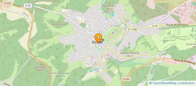localisation de l'entreprise AXE à BITCHE