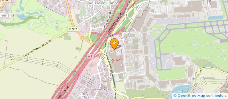 localisation de l'entreprise AXE à ROISSY-EN-FRANCE