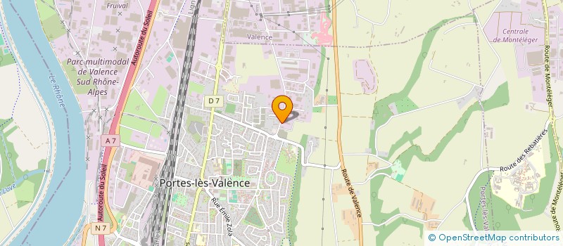localisation de l'entreprise AXE à PORTES-LES-VALENCE