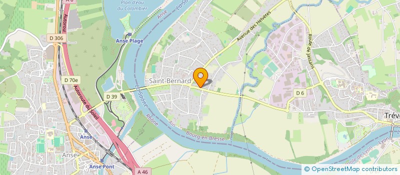 localisation de l'entreprise AXE 8  SAINT-BERNARD