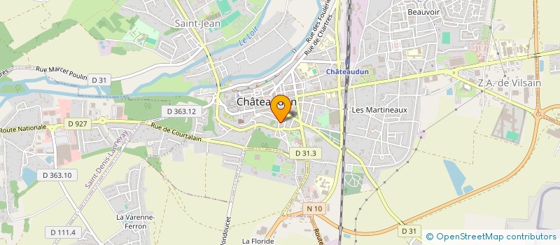 localisation de l'entreprise AXE ACCOMPAGNEMENT à CHATEAUDUN