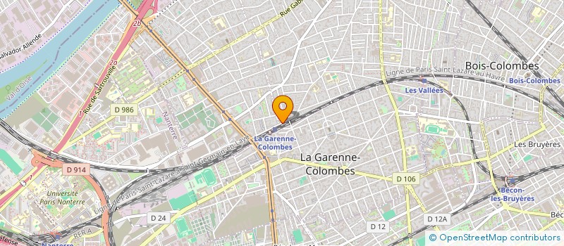 localisation de l'entreprise AXE ASSURANCES SIV  COLOMBES