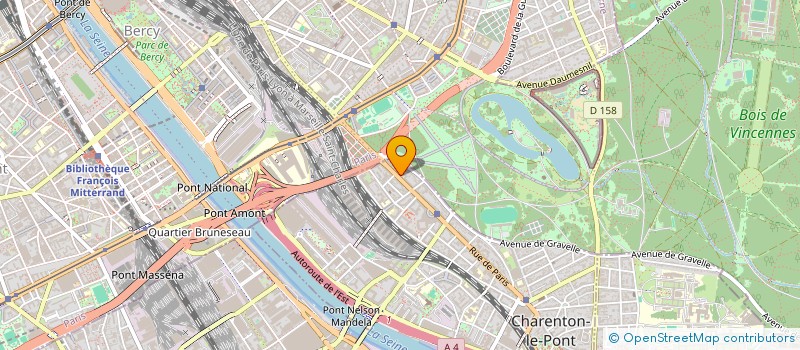 localisation de l'entreprise AXE AUDIT  CHARENTON-LE-PONT