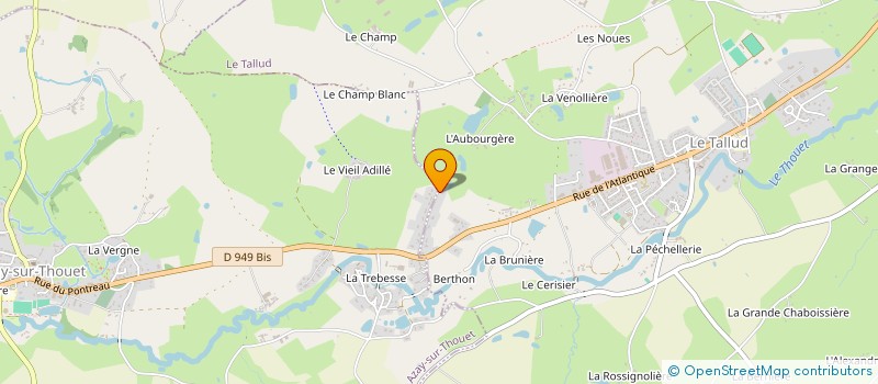 localisation de l'entreprise AXE AUTOMATION à LE TALLUD
