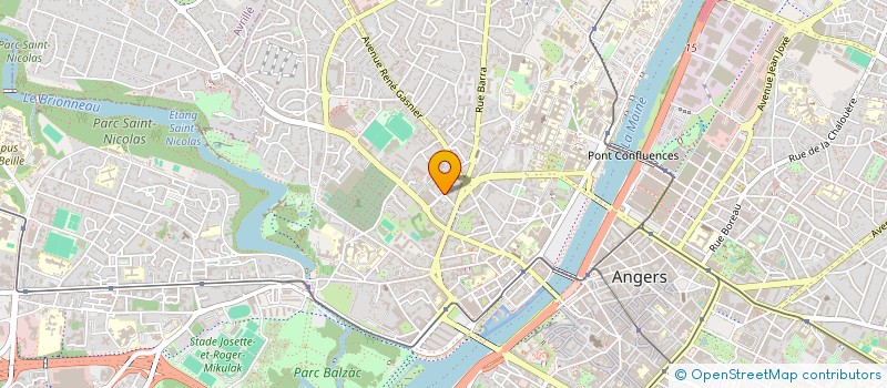 localisation de l'entreprise AXE BAHIA à ANGERS