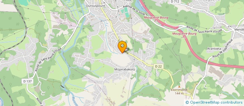 localisation de l'entreprise AXE BAHIA BRASIL EUSKADI  MOUGUERRE