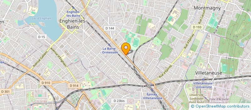 localisation de l'entreprise AXE BATI  DEUIL LA BARRE