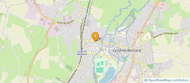 localisation de l'entreprise AXE BEAUTE à LA FERTE-BERNARD