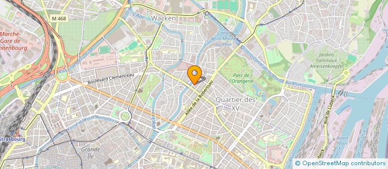 localisation de l'entreprise AXE CAPITAL  STRASBOURG