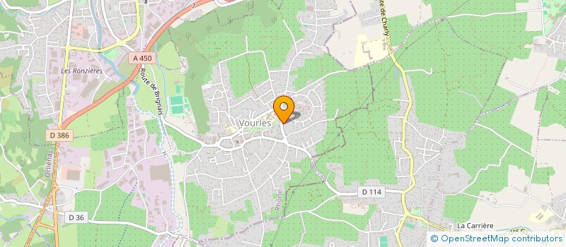 localisation de l'entreprise AXE CAPITAL  VOURLES