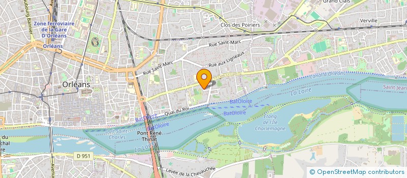 localisation de l'entreprise AXE CIRQUE à ORLEANS