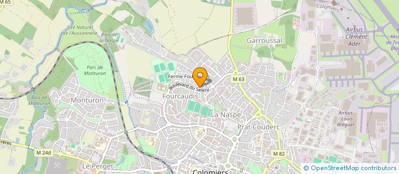 localisation de l'entreprise AXE CONCEPT 31 à COLOMIERS
