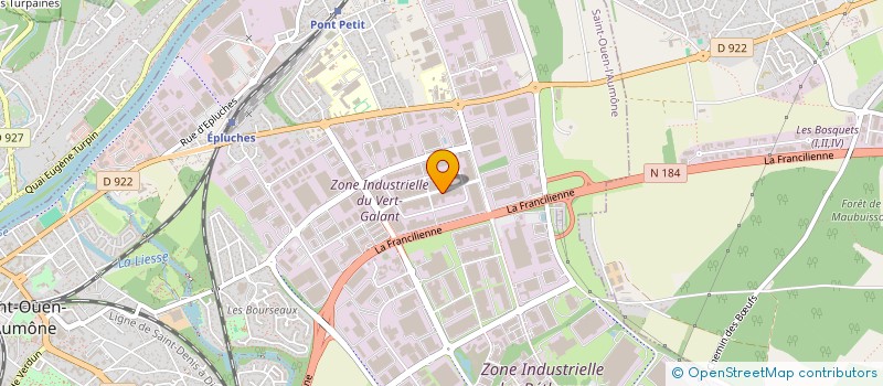 localisation de l'entreprise AXE CONCEPT COMMUNICATION  SAINT-OUEN-L'AUMONE