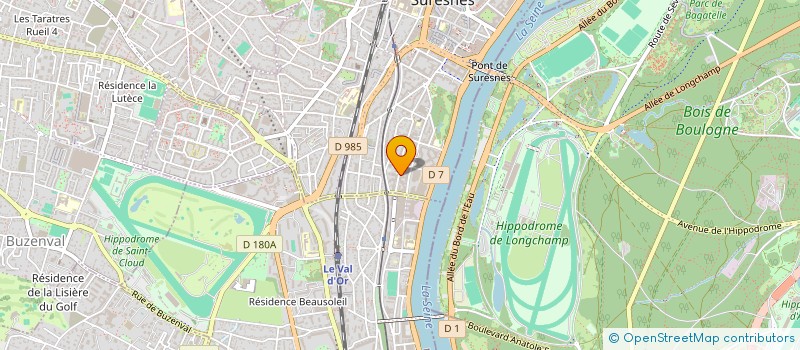 localisation de l'entreprise AXE CONSEIL à SURESNES