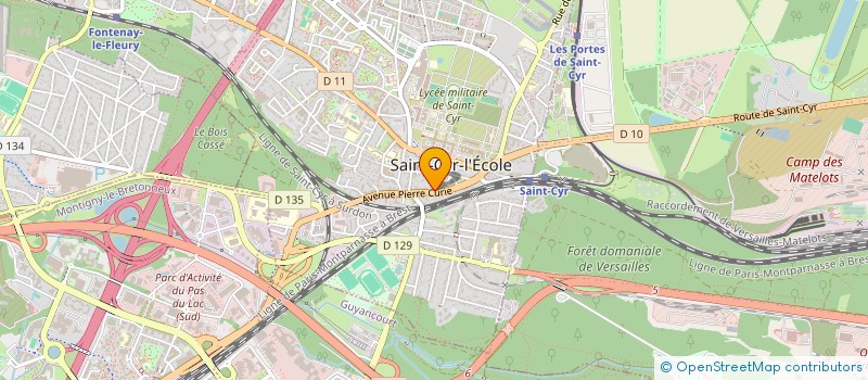 localisation de l'entreprise AXE CONSTRUCTION  SAINT-CYR-L'ECOLE