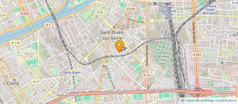 localisation de l'entreprise AXE ENERGIE TP à SAINT-OUEN-SUR-SEINE