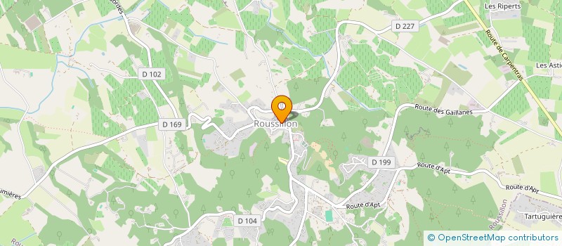 localisation de l'entreprise AXE ET CIBLE  ROUSSILLON