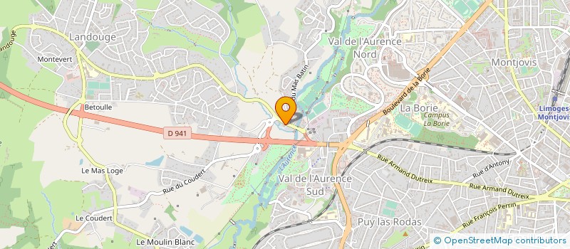 localisation de l'entreprise AXE EXPERTS à LIMOGES