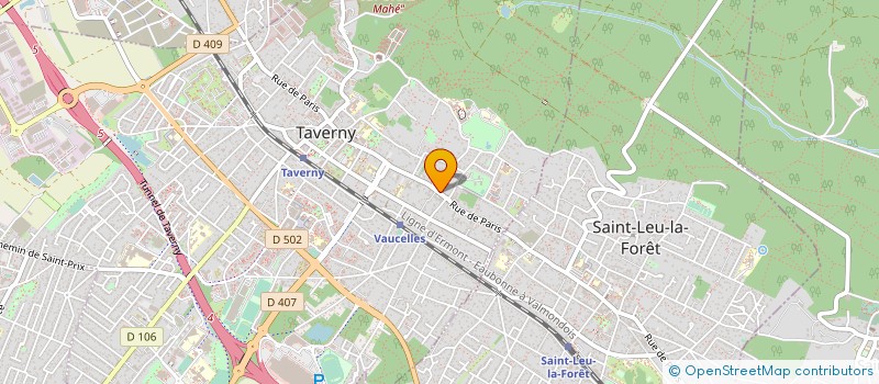 localisation de l'entreprise AXE FENETRES  TAVERNY