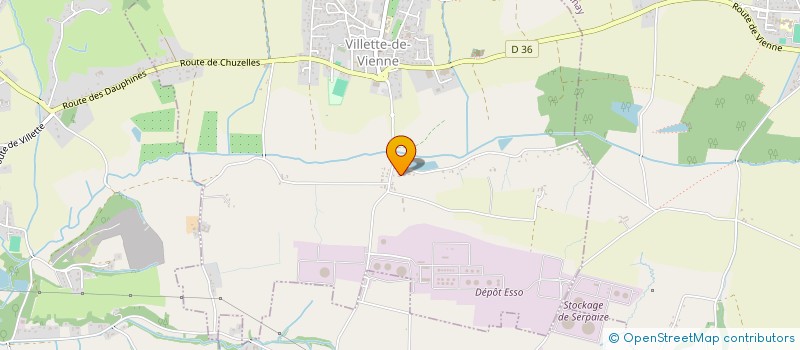localisation de l'entreprise AXE FERMETURES  VILLETTE-DE-VIENNE