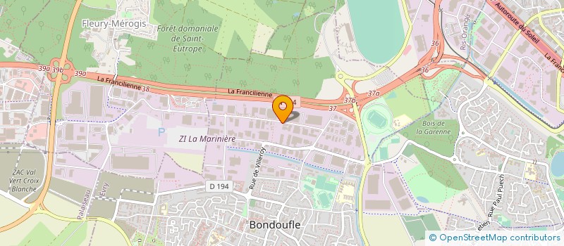 localisation de l'entreprise AXE FEU à LONGVILLIERS
