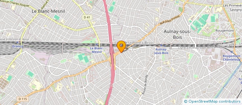 localisation de l'entreprise AXE GLACE SARL à AULNAY-SOUS-BOIS