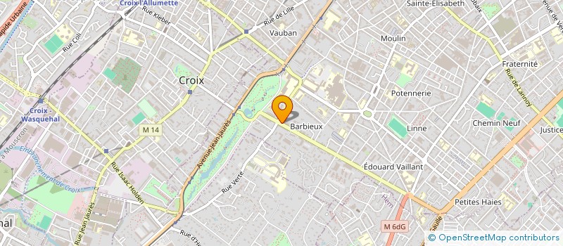 localisation de l'entreprise AXE GOURMAND DE BARBIEUX  ROUBAIX