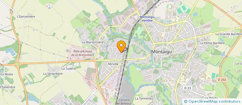 localisation de l'entreprise AXE HOME AUTOMATISME à MONTAIGU-VENDEE