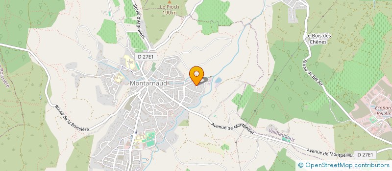 localisation de l'entreprise AXE HORIZON  MONTARNAUD