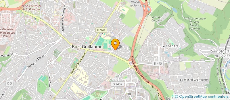 localisation de l'entreprise AXE-I  MONT-CAUVAIRE