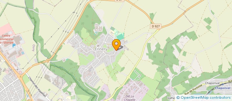 localisation de l'entreprise AXE IMMO  ENNERY