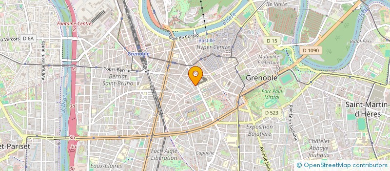 localisation de l'entreprise AXE INDIGO à GRENOBLE