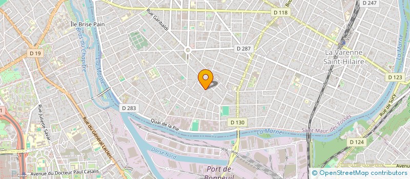 localisation de l'entreprise AXE INDUSTRIE à SAINT-MAUR-DES-FOSSES